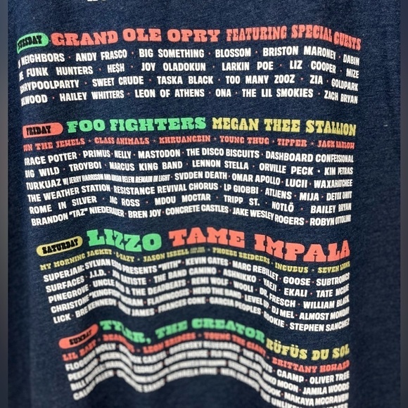 BONNAROO Music Festival Frog T-Shirt Large - Picture 11 of 16